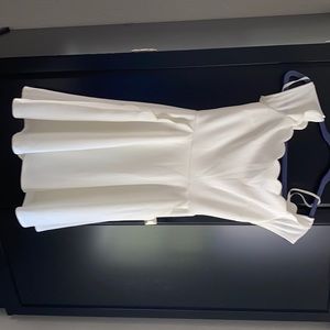 White off shoulder dress worn once